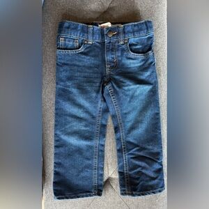 Levi's Kids Straight Dark Blue Jeans